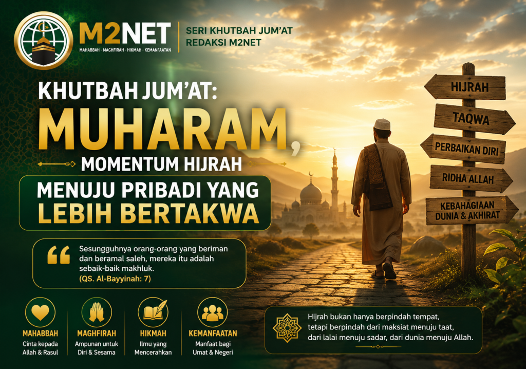 Khutbah Jum'at tentang Muharam dan makna hijrah menuju ketakwaan.