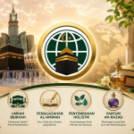Logo M2NET Mahabbah Maghfirah Network dengan ilustrasi Ka'bah yang melambangkan portal informasi dan edukasi Islam.